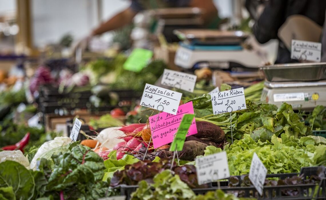 Gemüse Wochenmarkt