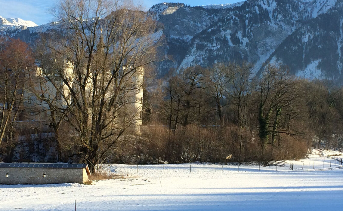 Langlaufen am Schloss Marzoll