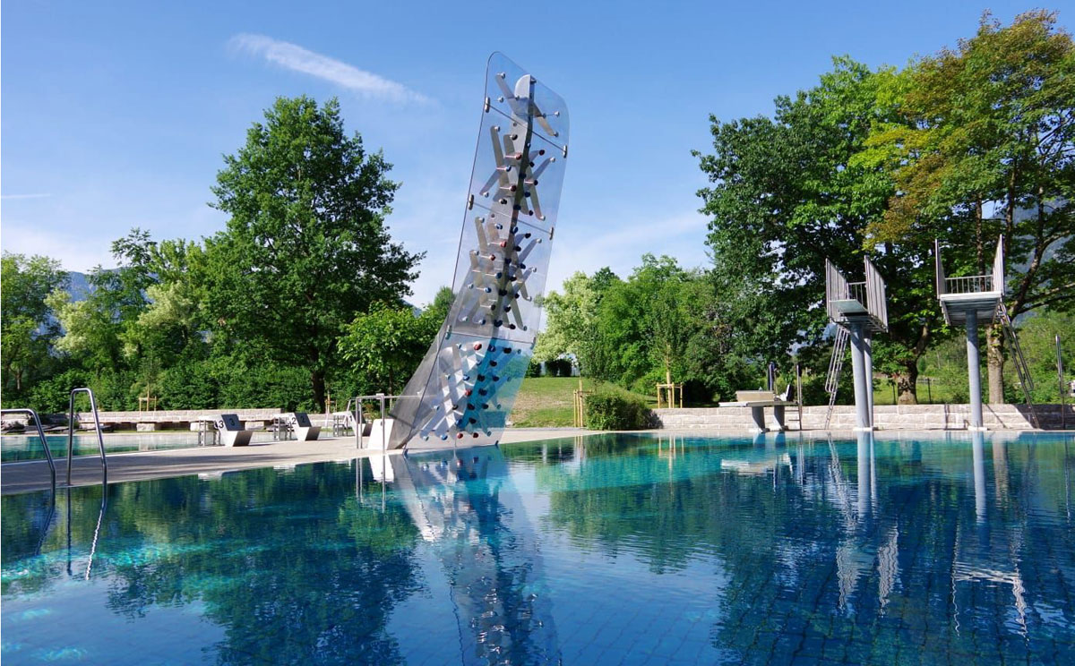 Outdoor pool "Bachei" in Marzoll