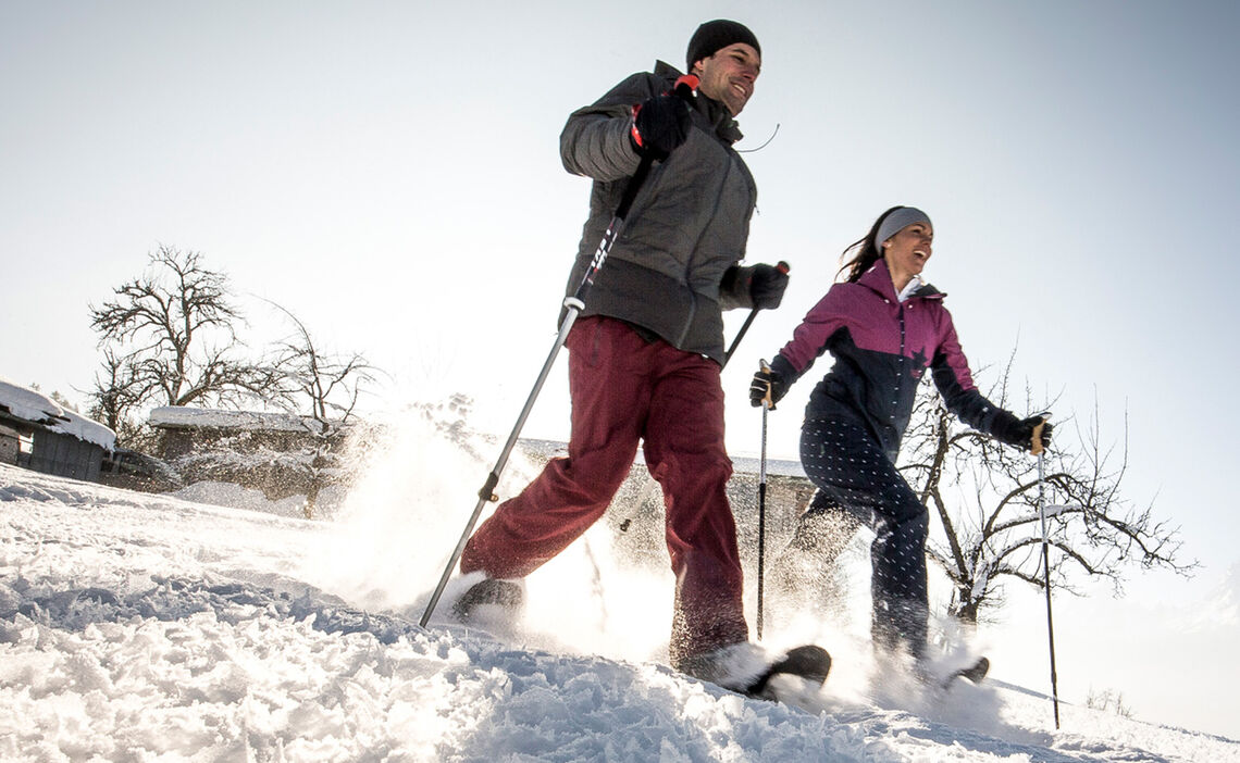 Snowshoeing in the region