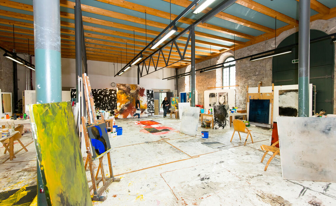The art room in the Art Academy